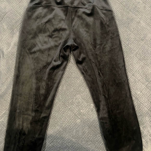 2 Piece Set -Lululemon Scuba Funnel-Neck Half Zip + Straight Leg Pant 7/8 Velvet - Picture 9 of 11
